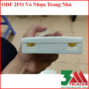 Hộp phối quang ODF 2FO vỏ nhựa trong nhà đầy đủ phụ kiện