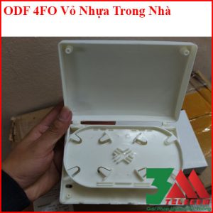 Hộp phối quang ODF 4FO vỏ nhựa đầy đủ phụ kiện